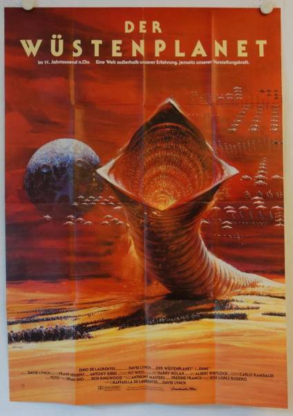 Der Wüstenplanet originales deutsches A0-Filmplakat
